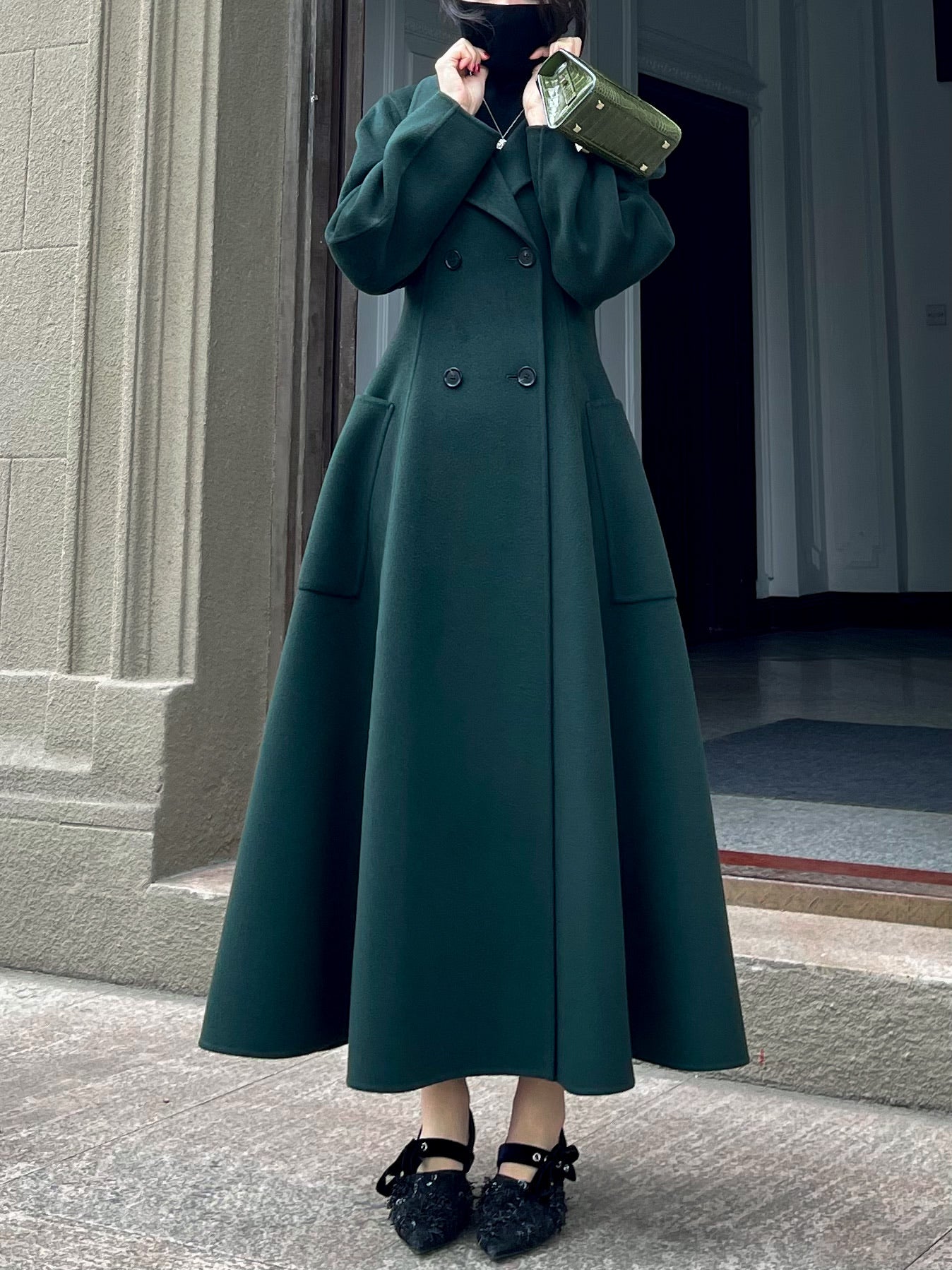 Jade the Cloud Cashmere Coat